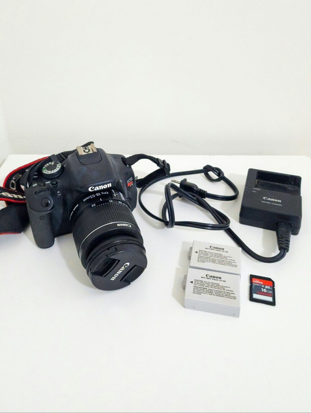 Canon EOS Rebel T3i Digital Camera w/ 18-55mm Lens | Excellent Working Condition